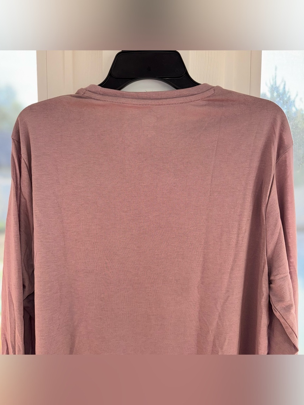 Athletic Works Men’s Long Sleeve Moisture Wicking Tri-Blend Tee L Lavender New - Picture 5 of 12